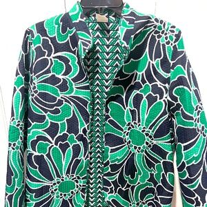 Alfred Dunner Quilted Floral Jacket Blazer, size 10